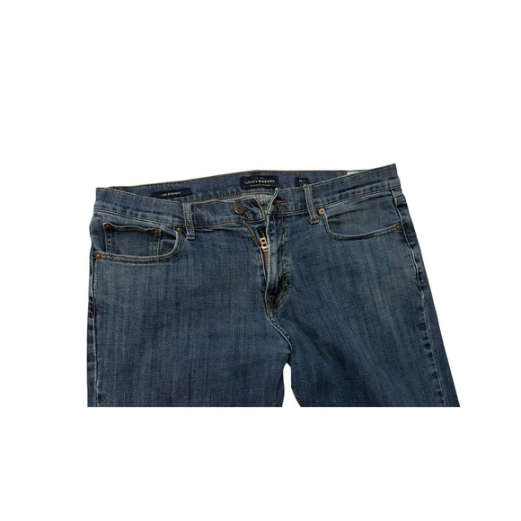 Lucky Brand 221 Straight Jeans Men's 36x30 (36x29) Medium Wash - Picture 2 of 9